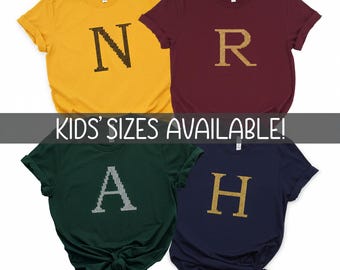 Weasley Sweater, Personalized Ron Christmas sweater, Christmas shirt, Initial Sweater, matching family group shirts, pottery christmas gift