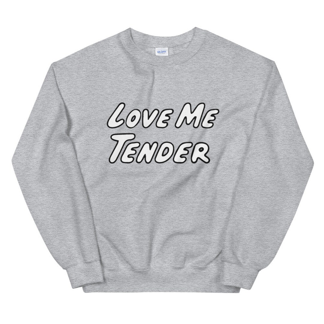 スナフキン＆ミィ Love Me Tender Love Me Tender Sweatshirt | Love Me Tender Elvis Sweater | TV Show