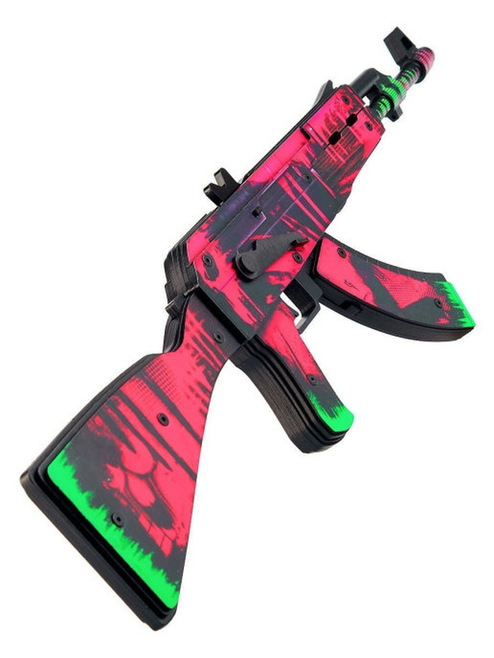AK47 assault rifle version 1.6 Neon Revolution CS GO wooden Etsy