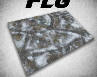 FLG Mats: Snow Cobblestone Village
