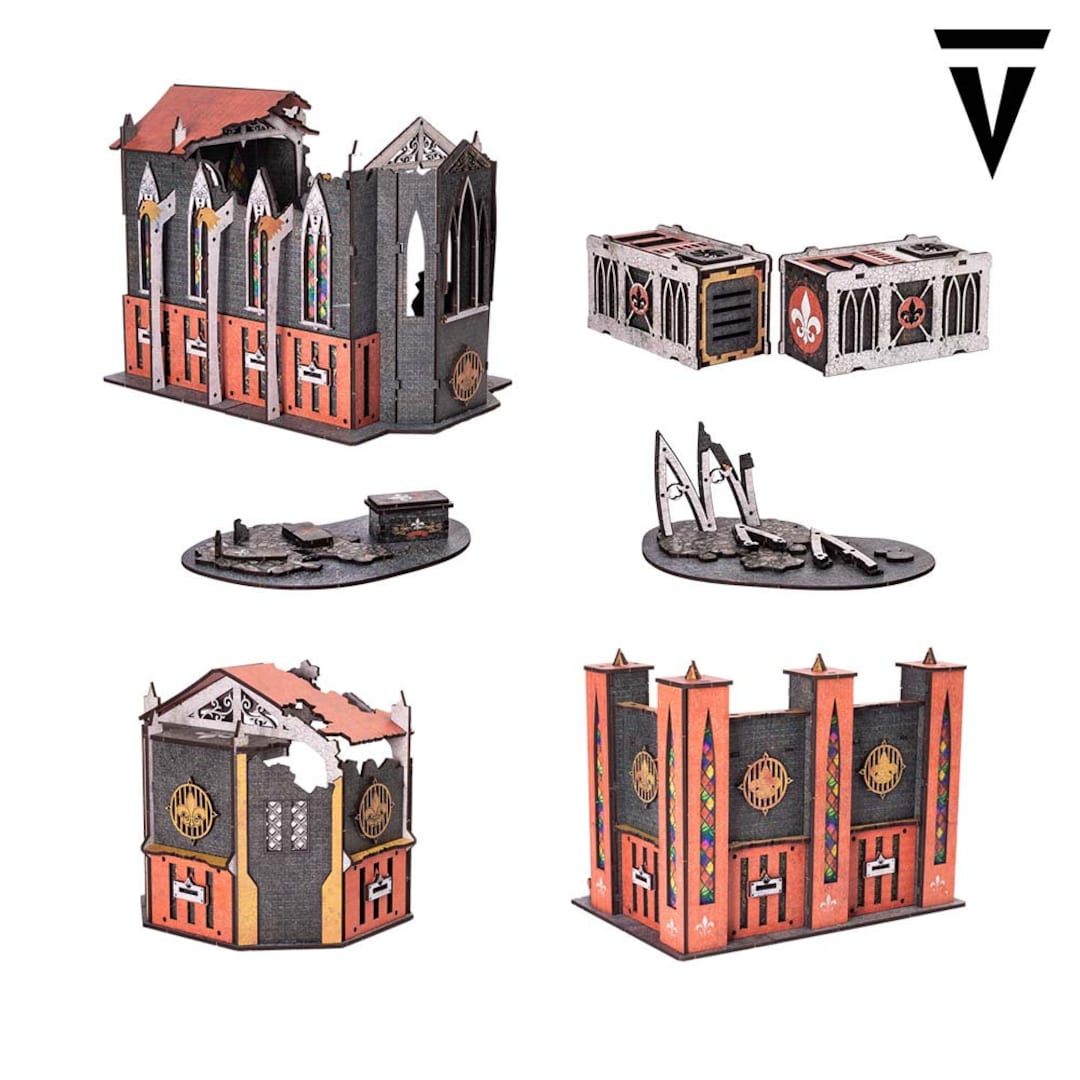 FLG Full Color Tabletop Gaming Terrain Imperial Sanctuary Etsy