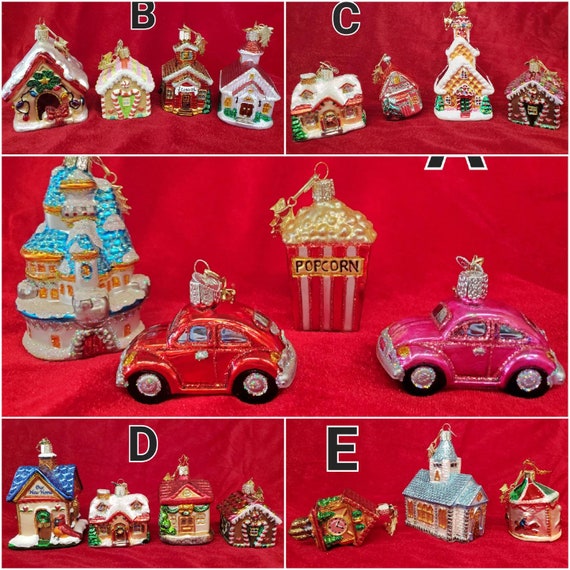 Old World Christmas Village Ornament Sets