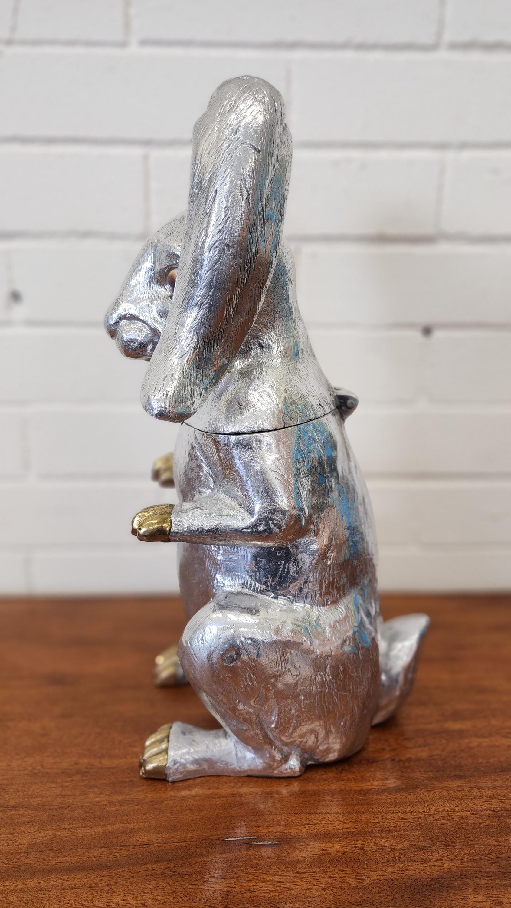 Vintage Arthur Court 1986 Rabbit Bunny Wine Cooler Ice Bucket - Etsy