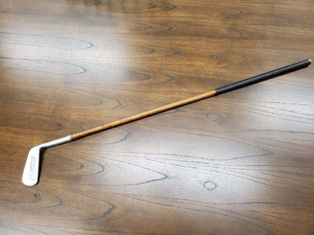 Putter Vintage Spalding Kro-flite Robert T Jones Calamity Jan - Manche Hickory - Droitier