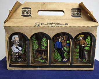 Mark Twain Burger King 1985 glasses