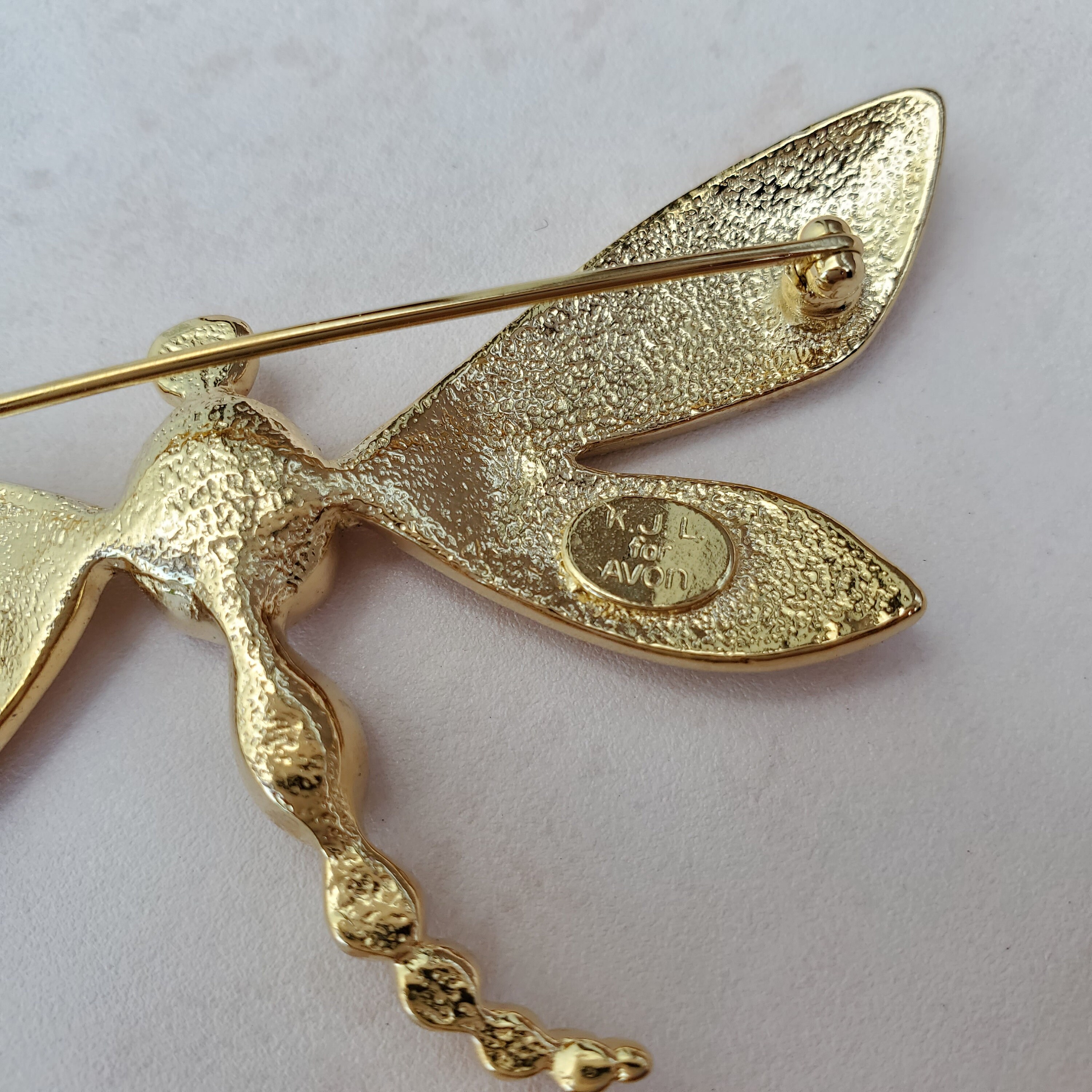 Dragonfly Pin Brooch Jay Lane Avon Etsy