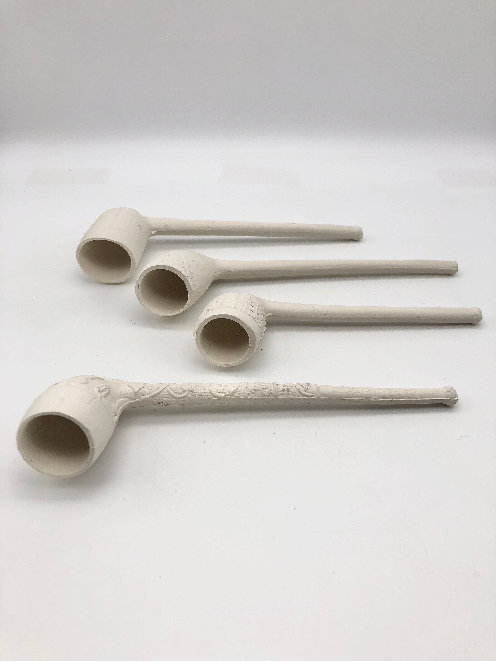 12 White Clay Smoking Pipes Etsy