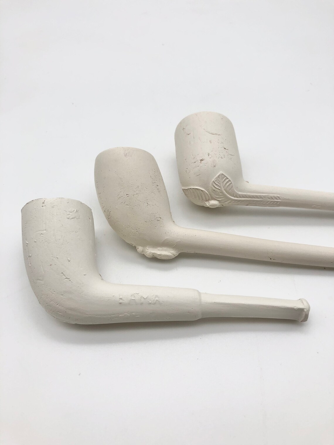 12 White Clay Smoking Pipes Etsy