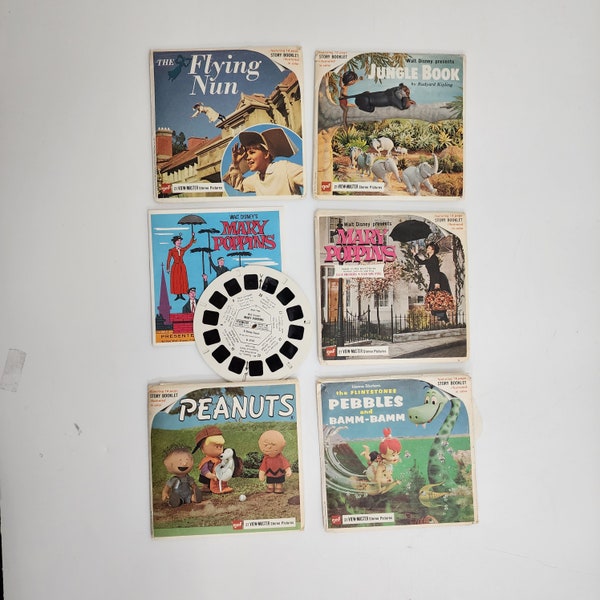 1960's View Master picture reel and booklet packets