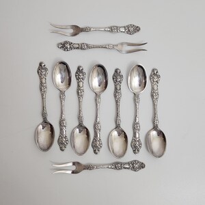 Th. Marthinsen E.P.N.S. 40 Norway Wild Rose Pattern Silverplate