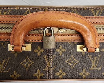 Vintage Louis Vuitton Designer racket luggage travel case