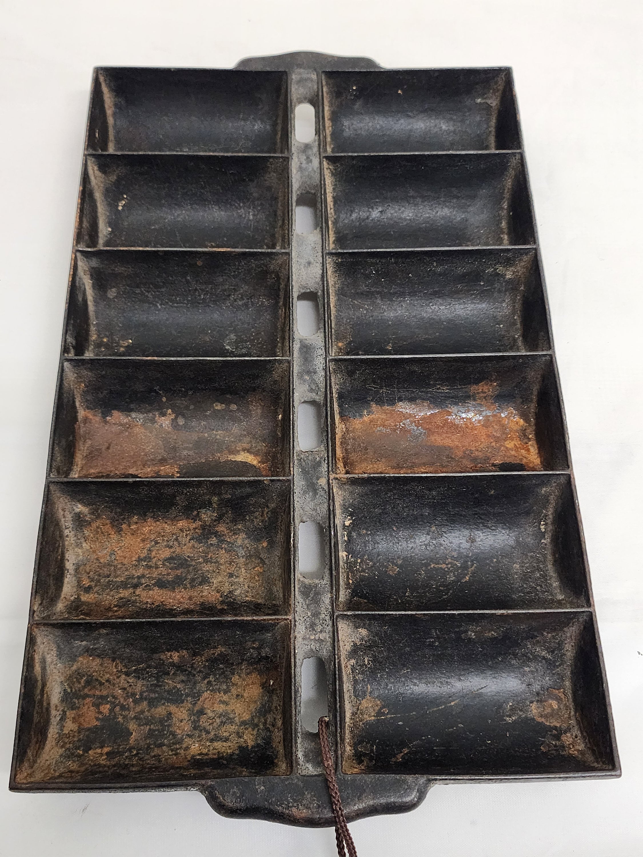 Cast Iron French Roll Pan Gate Marked Etsy