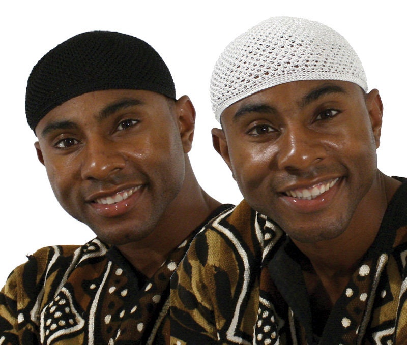 Mens Kufi Hat. Knitted Muslim Kufi Hat 