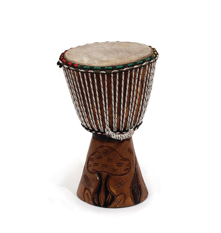 Tambour de Djembé africain Petit tambour de 10 12 Conga Etsy