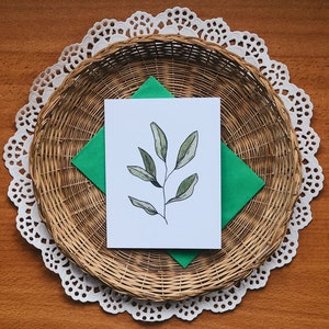 Carte de remerciement Boho - Vierge | Carte florale de fête des mères