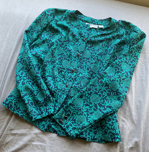 Andrea Gayle Vintage Blouse Plus Size