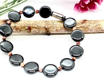 Magnetic Therapy High Strength Arthritis Bracelet with Jasper Semi Precious beads, Therapeutic Bracelet for pain and arthritis, gift for mom