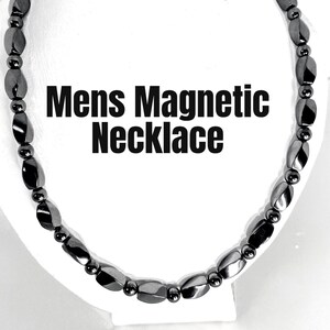 Mens Magnetic Bead Necklace