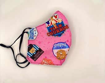 Kids Face Mask/ Dust Allergy Mask/ Park Snacks Mask/ Back to School Gear/ Easily Washable Mask/