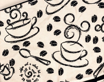 Bufanda infinita / Bufanda infinita de café / Bufanda de viaje / Regalo de San Valentín / Bufanda de ratón de café / Bufanda cómoda / Regalo de café