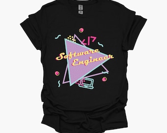 Camiseta de ingeniero de software para mujeres / Camiseta gráfica de ingeniero de software para niñas / Camisa de desarrollador de software / Camisa codificadora para mujeres