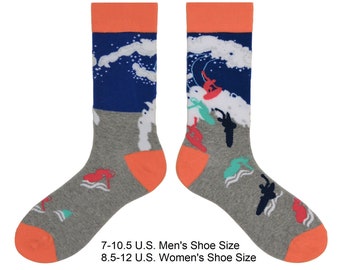Surf City Unisex Cotton Surfing Socks