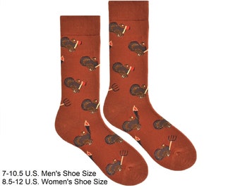 Always a Turkey Unisex Cotton Men's Socks