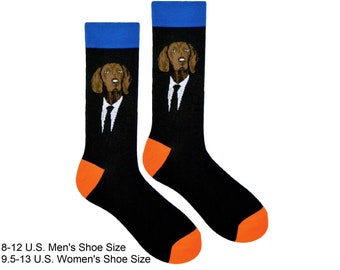 Nothin But A Hound Dog Combed Cotton Socks