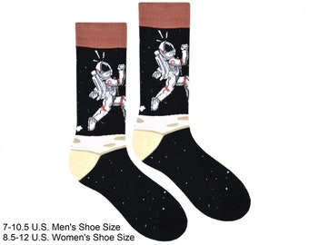Space Walk Unisex Astronaut Socks