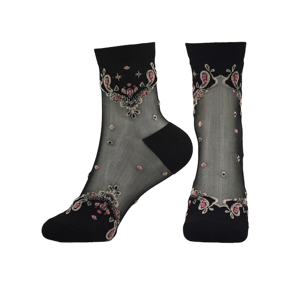 knee length dresses for ladies SIGNATURE Lace Ankle Socks Women Black | Ruffle Trim Socks – Catherine Cole