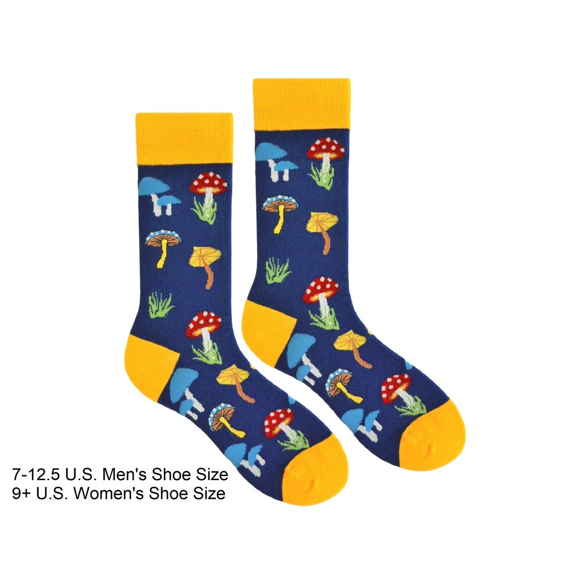 FREE SHIPPING Mushroom Socks Etsy
