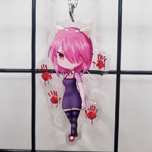 Diclonius Lucy 2.5" Charm - Anime Girl Keychain