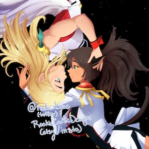 Princess Revolution - 11x17 She-Ra Princess of Power Inspired Print - Revolutionary Girl Utena Parody