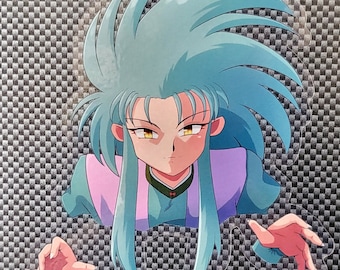 Ryoko Tenchi Muyo Clear 4.5x4 Vinyl Sticker - Waterproof, laptop, car decal, sticker