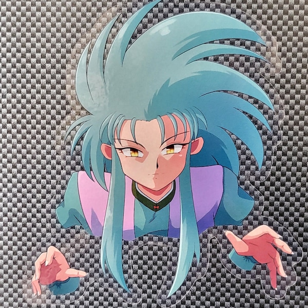 Ryoko Tenchi Muyo Clear 4.5x4 Vinyl Sticker - Waterproof, laptop, car decal, sticker