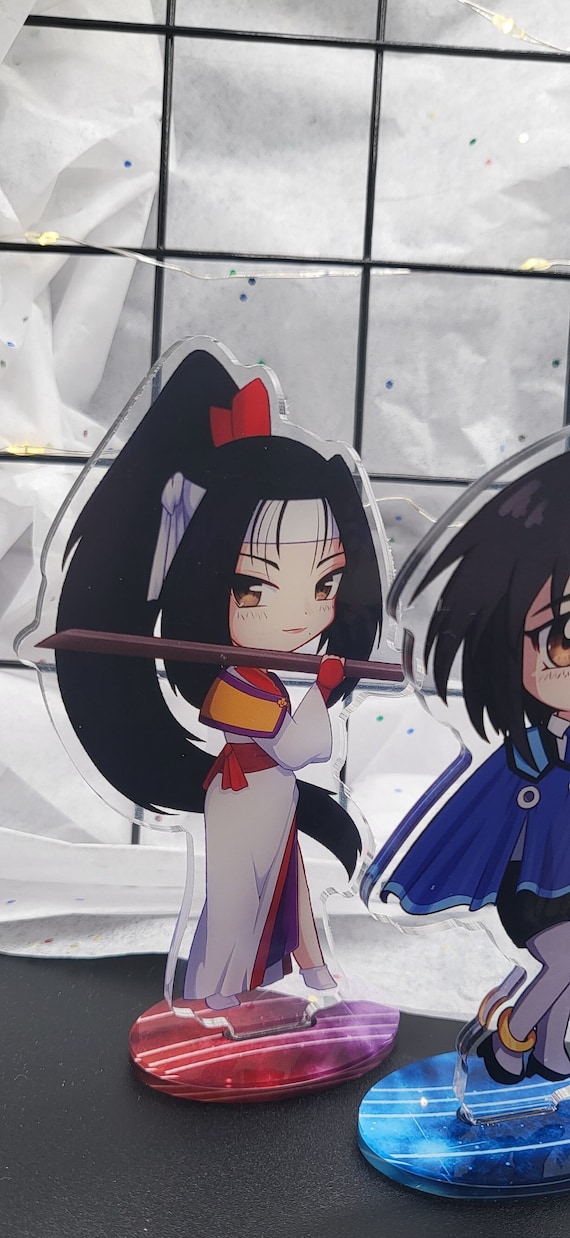 Outlaw Star Standees - Double Sided - Gene Starwind, Aisha Clan