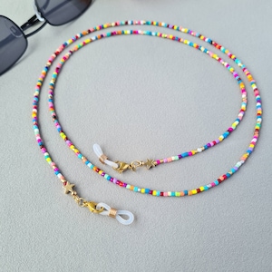 Kleurrijke glazen ketting