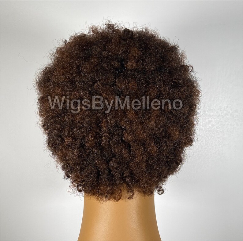 Short Afro Wig TWA Wig Brown Afro Wig Copper Afro Wig Etsy