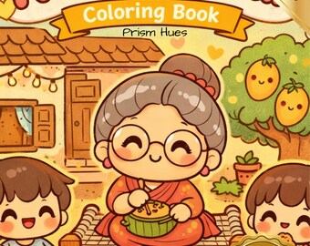Cozy Desi Home Coloring Book | 30+ South Asian Pages (PDF/PNG Download)
