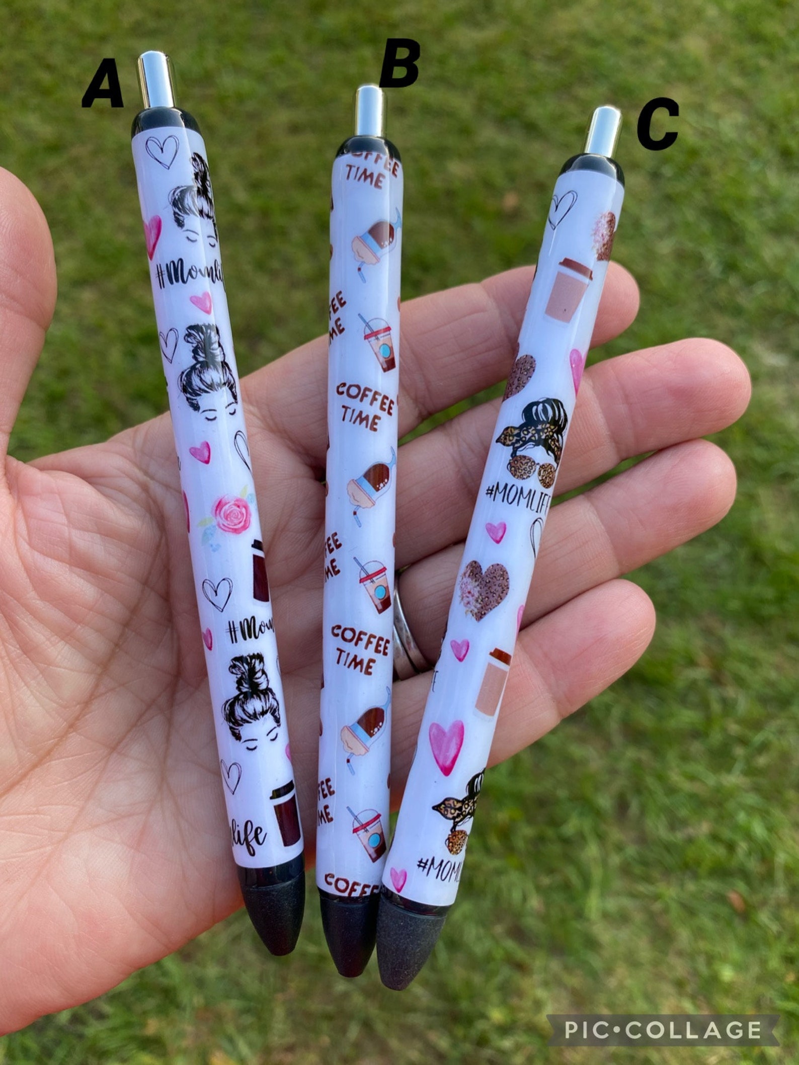uv resin pensink joy pensepoxy pens character pens etsy