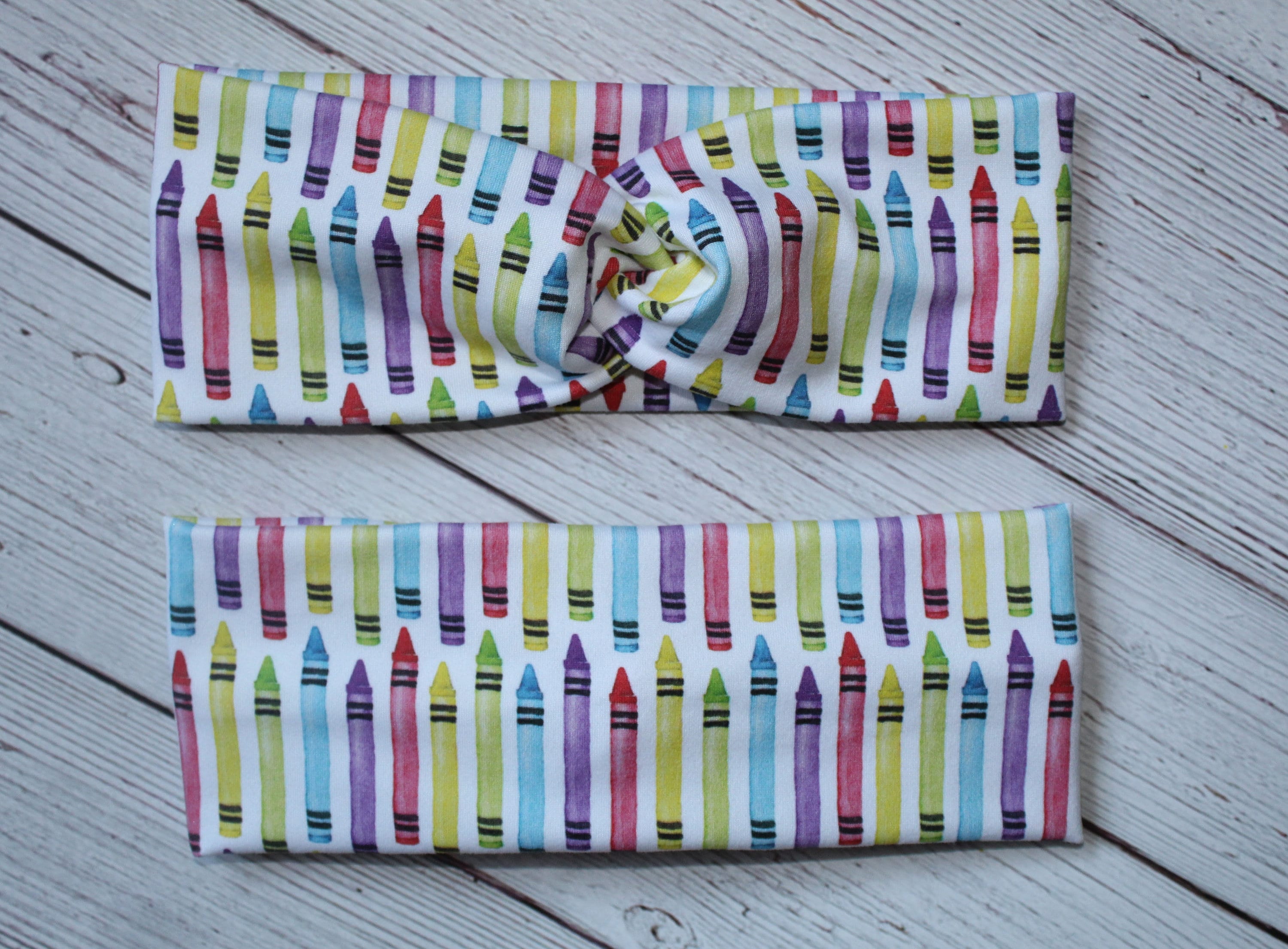 Colorful Crayon Teacher Headband Crayon Headband Back to Etsy