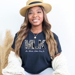 Martin Luther King Jr. Shirt, MLK Tag T-Shirt, Schwarze Geschichte ist amerikanisches Geschichtssweatshirt, Schwarzer Geschichtsmonat Hoodie, Schwarze Frau Geschenk