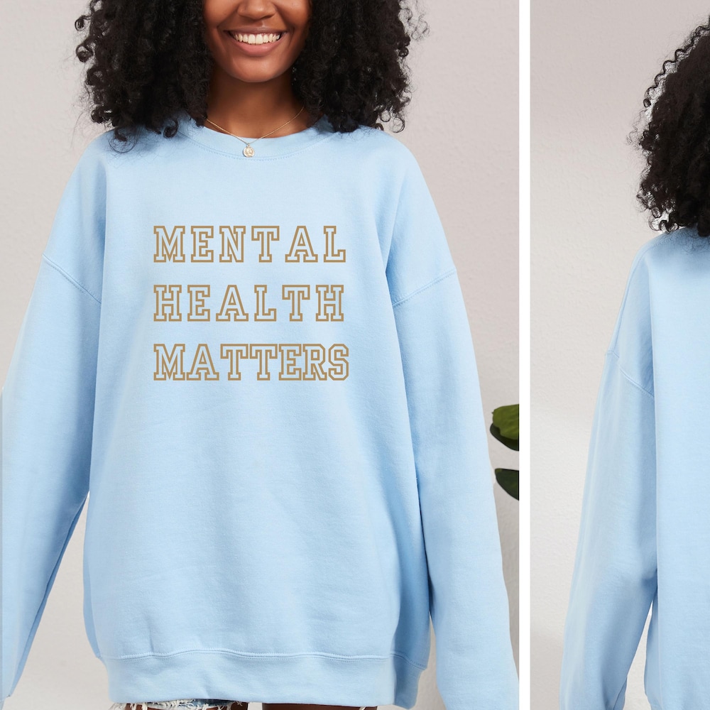 Mental Health Matters T-Shirt, Mental Health Awareness Sweatshirt, Be Kind Shirt, Anxiety Tee, Gift For Therapist, Christmas Gift