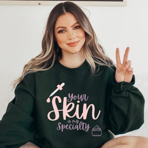 Esthetician T-shirt, Dermatologist Gift, Beautician Shirt, Cosmetology Sweatshirt, Nurse Esthetician, Cosmetic Nurse Tee, Skin Boss Sweater