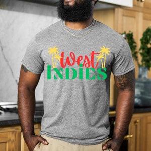West Indies T-shirt, West Indian Shirt, Caribbean Tee, Honeymoon
