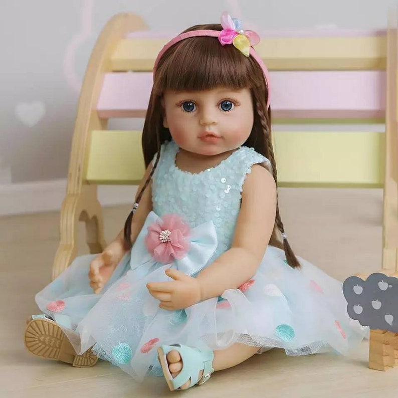 Reborn baby Toddler Girl Doll,Fake baby dolls,Baby Dolls,Girl Doll,Baby Dolls with Accessories,Reborn Toddler Dolls,Painted Dolls Handmade