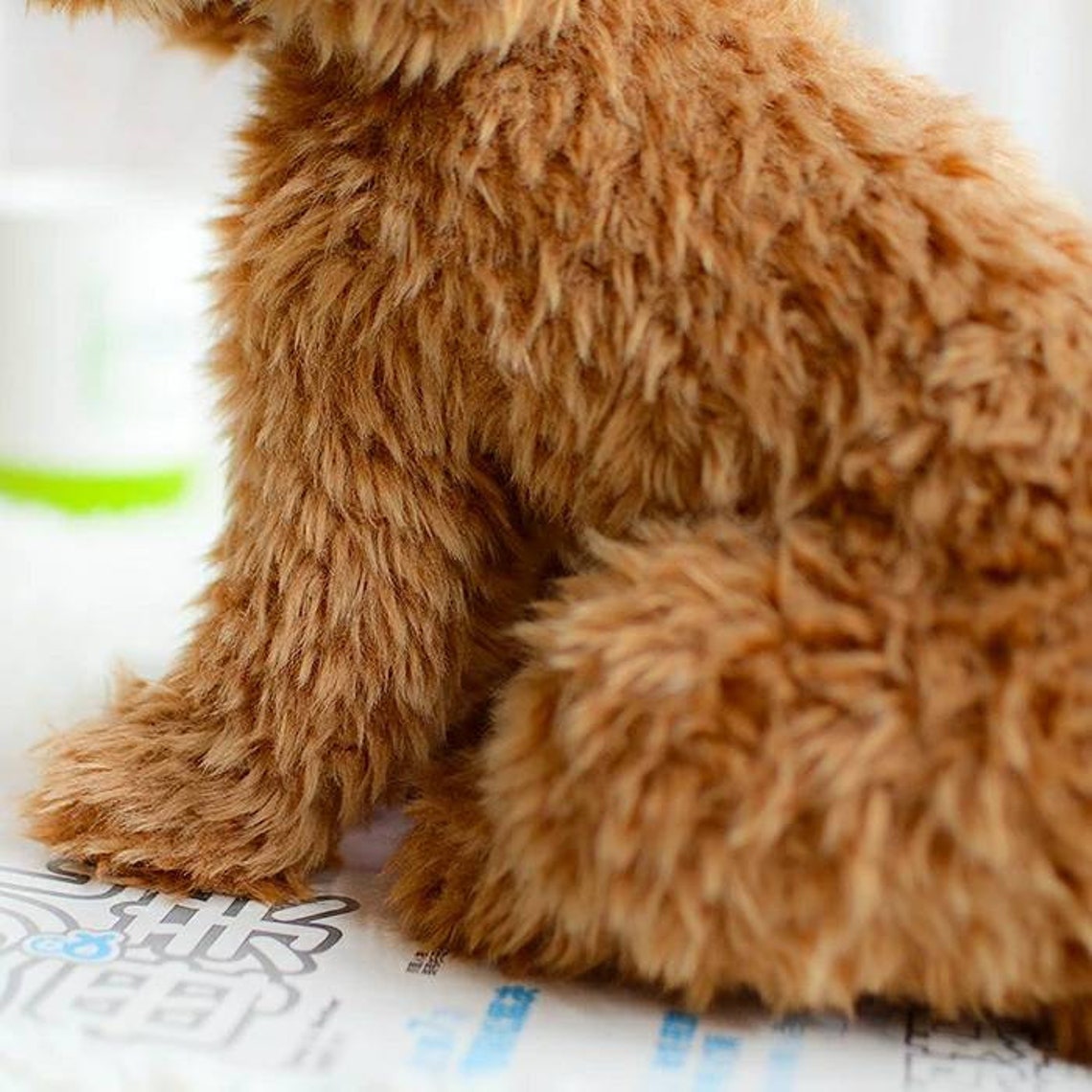 Lovely faux fur Toy DogPlush fur toy dogPlush PuppyKids Etsy