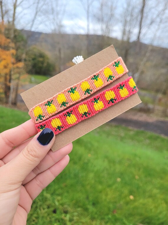 Pineapple Friendship Bracelet - Etsy 