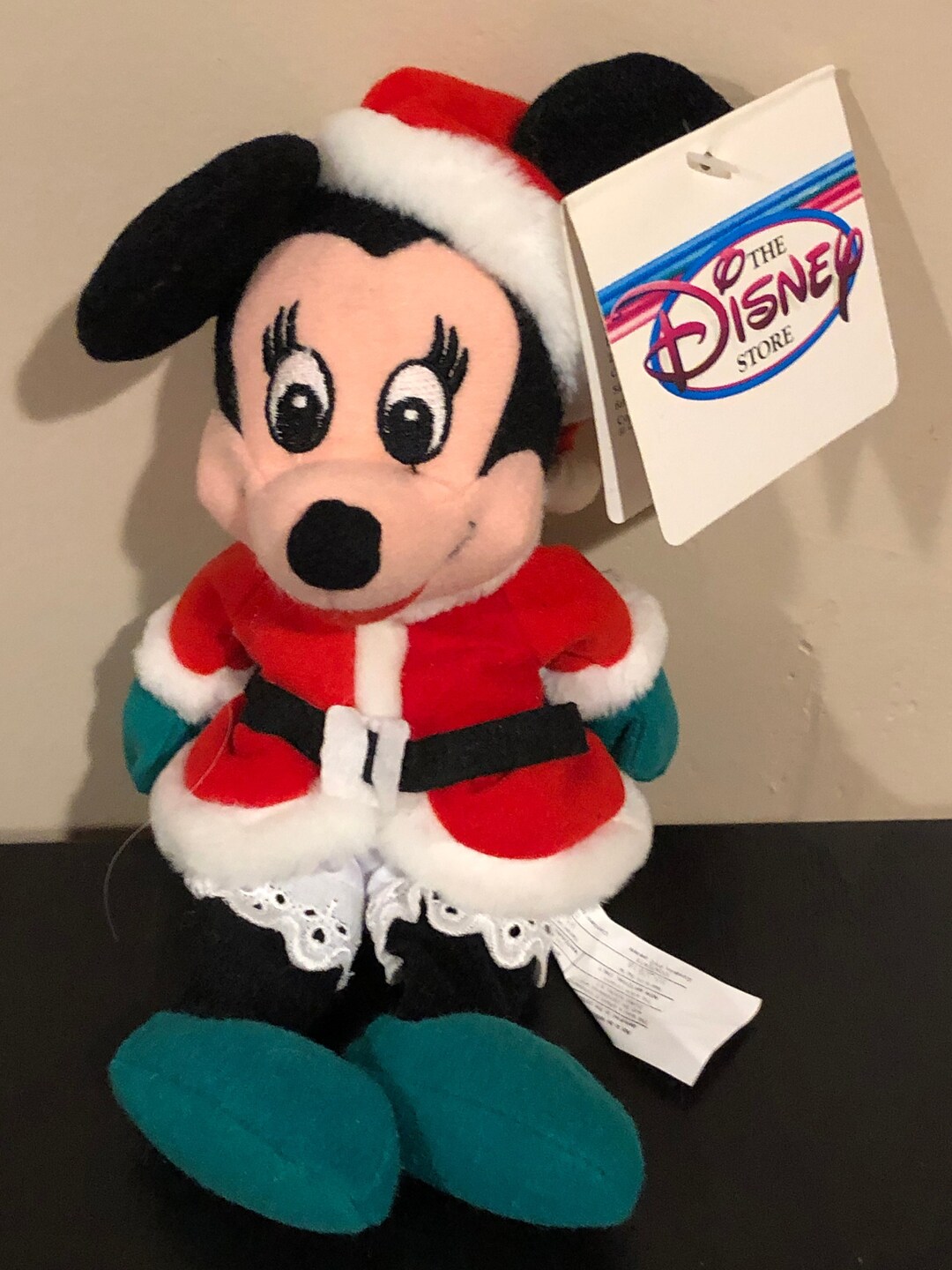 Santa Minnie Mouse Disney Beanie Babies - Etsy