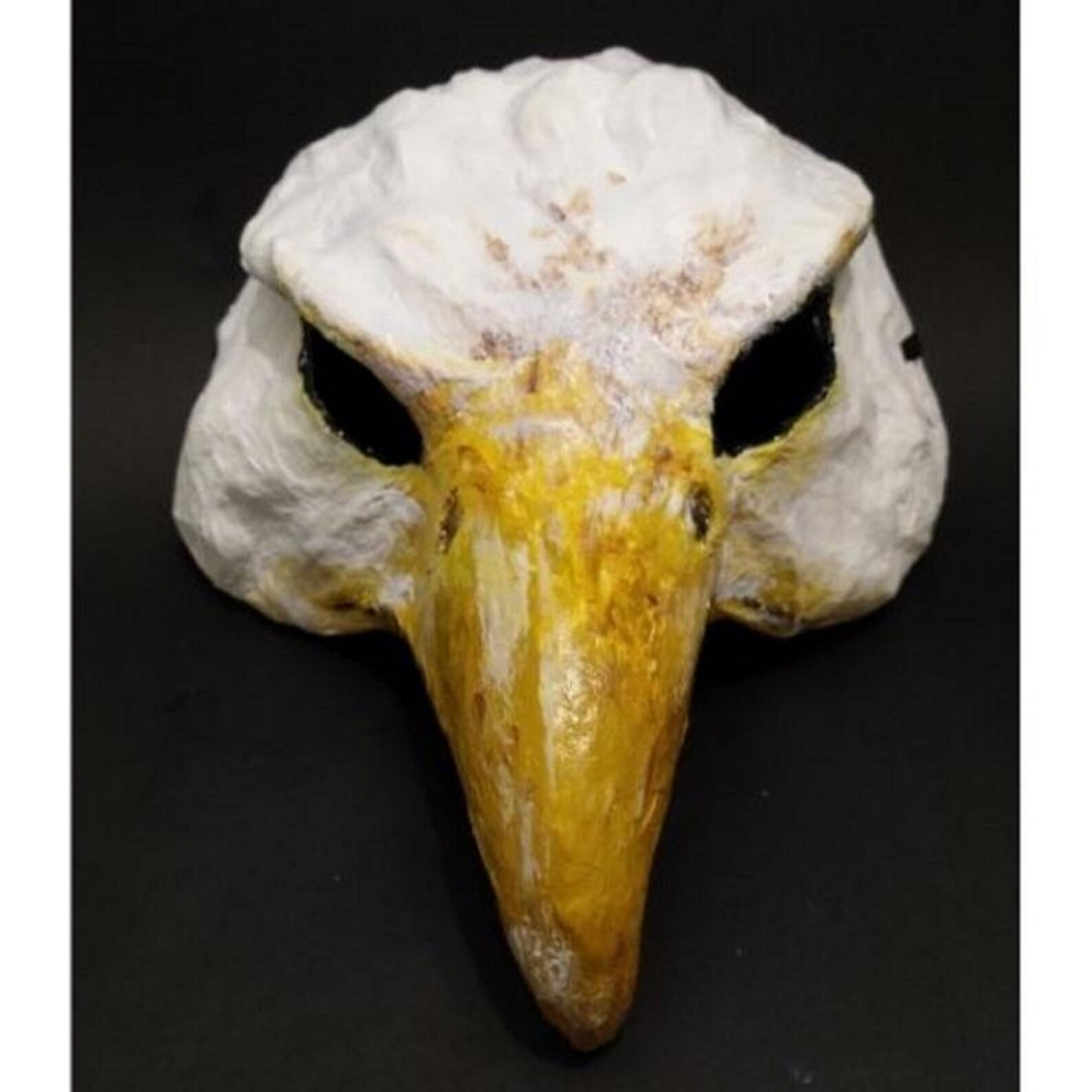 Paper Mache American Bald Eagle Bird Mask ORIGINAL Bird Mask Etsy